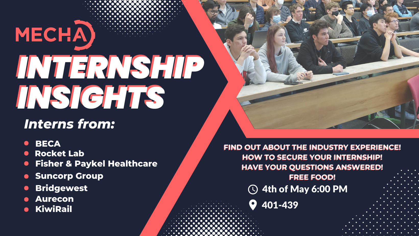 Internship Insights 2023 - May 4th 2023 - Engineering Building 401-439